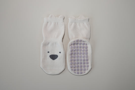 White Baby Non-slip Socks